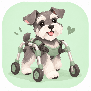 犬用歩行器と車椅子の違いは?どちらを選ぶか迷ったらのイメージイラスト